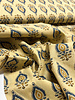 Madeline batik katoen voile - oog van India  beige