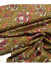 Madeline batik cotton voile - desert bloom