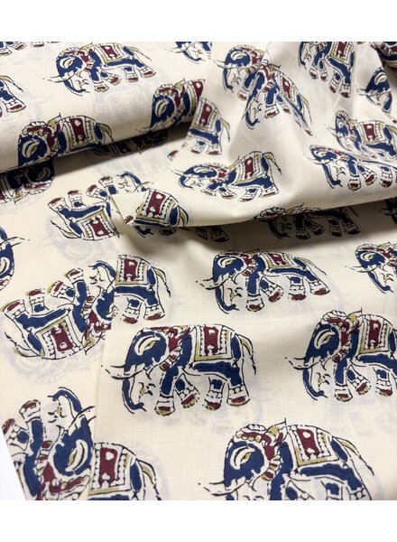 Madeline batik cotton voile -Elephant walk