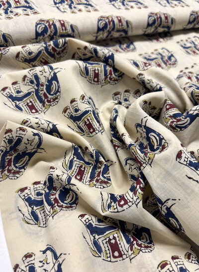Madeline batik katoen voile -Elephant walk