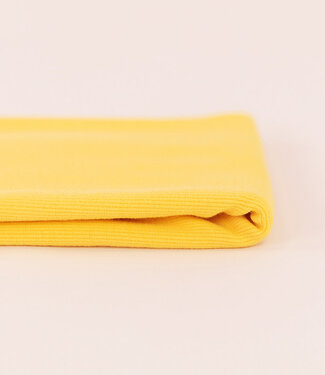 See You at Six Border Fabric - Yarrow Yellow