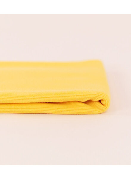 See You at Six Border Fabric - Yarrow Yellow