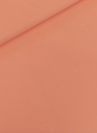 See You at Six French terry - Papaya Punch Pink