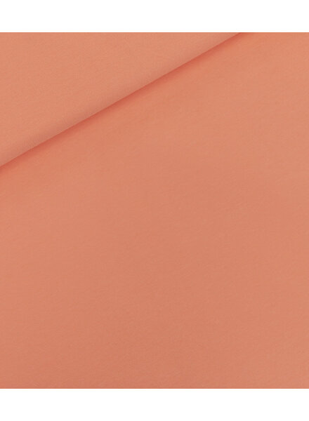 See You at Six French terry - Papaya Punch Roze