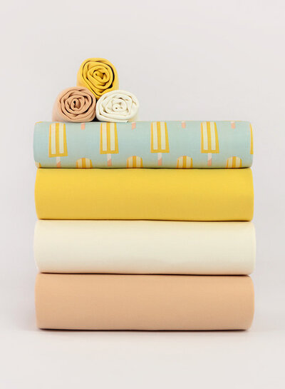 See You at Six French terry - Perzikroom