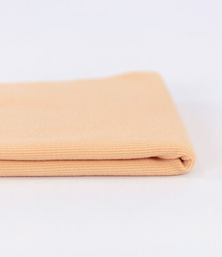See You at Six Border fabric - Peach cream