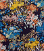 See You at Six Wild Flowers - katoen Canvas Gabardine Twill - Avondblauw
