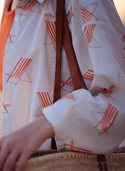 See You at Six Beach Chairs - katoen - Nauwelijks groen grijs