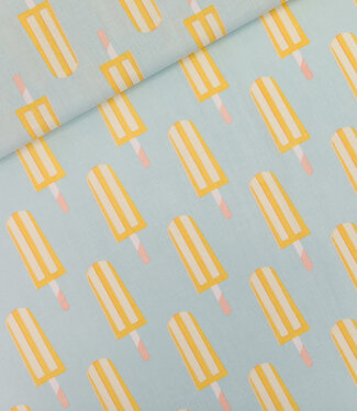 See You at Six Popsicles - cotton - Starlight blue