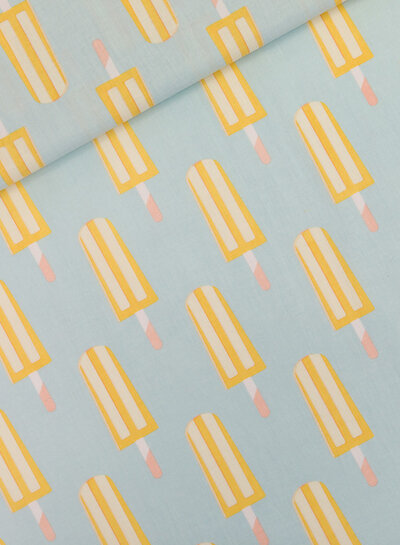 See You at Six Popsicles - katoen - Sterrenlichtblauw