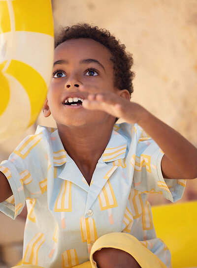 See You at Six Popsicles - katoen - Sterrenlichtblauw