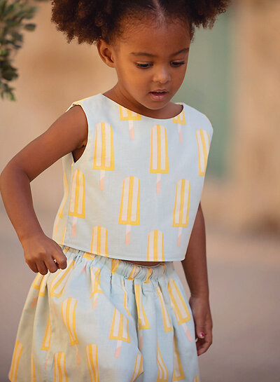 See You at Six Popsicles - katoen - Sterrenlichtblauw