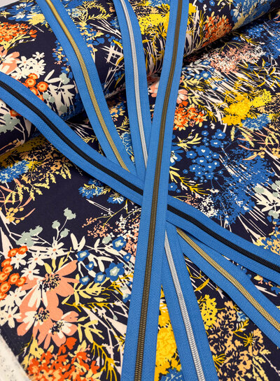 ZipperZoo Sea of Belize - spiral zipper 1 meter #5