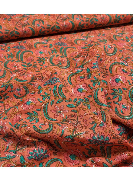 Madeline batik cotton voile - indian garden