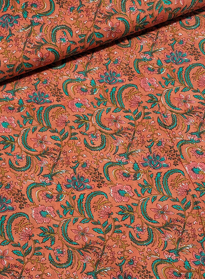 Madeline batik katoen voile - indian garden