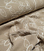 Madeline embroidery tetra - double gauze - zand