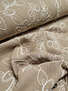 Madeline embroidery tetra - double gauze - zand