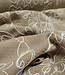 Madeline embroidery tetra - double gauze - zand