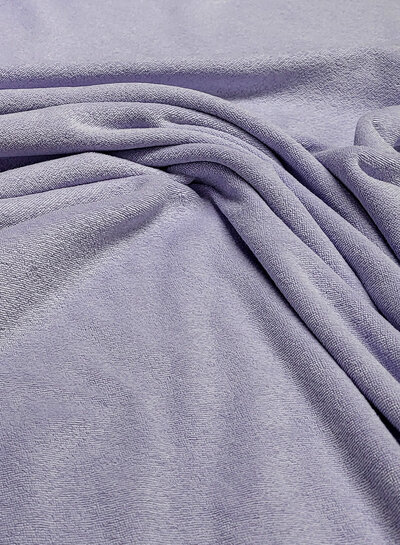 lilac sponge - stretch terry cloth