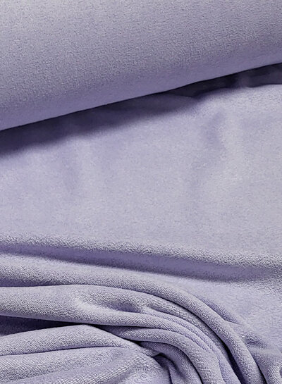 lilac sponge - stretch terry cloth