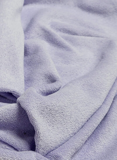 lilac sponge - stretch terry cloth