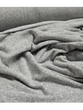 mottled grey sponge - stretch terry cloth