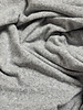 mottled grey sponge - stretch terry cloth