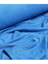zomerblauw spons - rekbare badstof