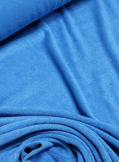 summer blue sponge - stretch terry cloth