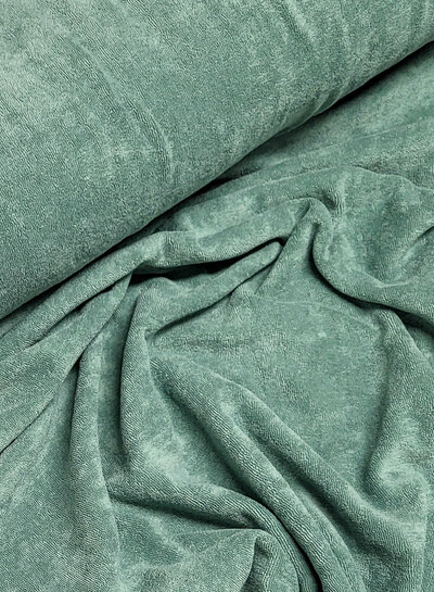 mintgroene spons - rekbare badstof