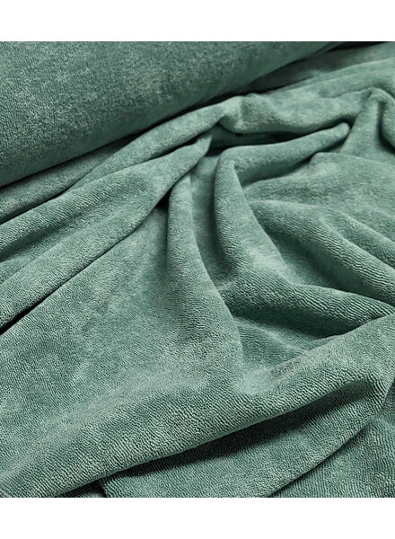 mintgroene spons - rekbare badstof