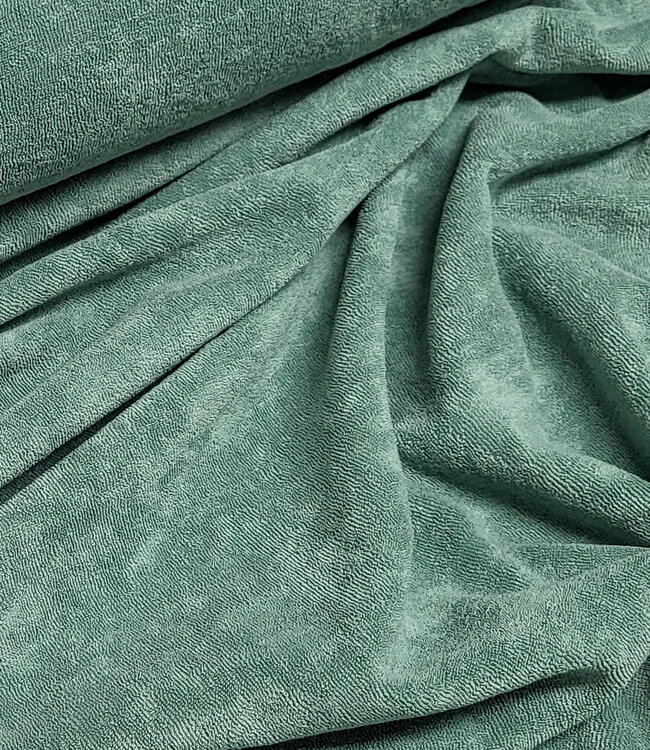 mintgroene spons - rekbare badstof