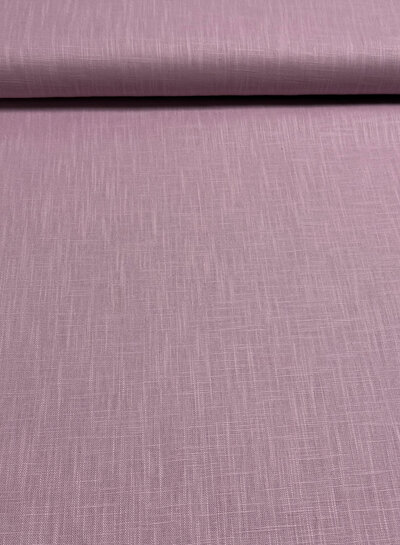100% washed linnen lila roze