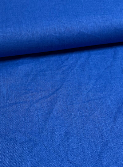 Madeline kobaltblauw washed linnen