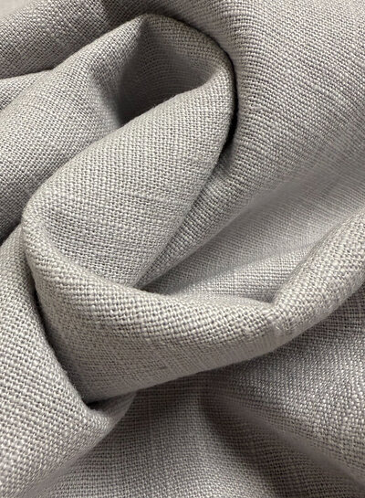 100% washed linnen grijs