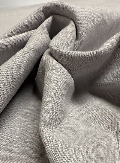 100% washed linnen grijs