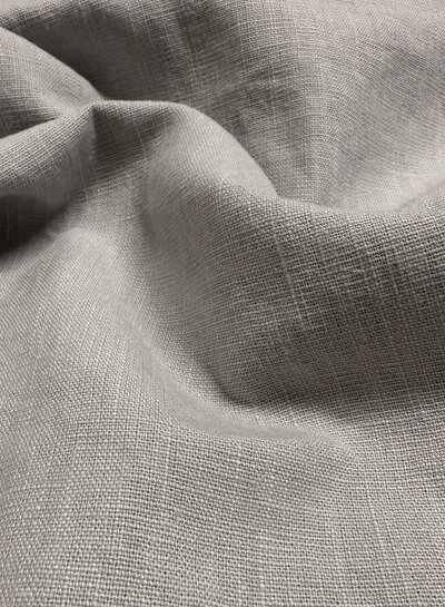 100% washed linnen grijs