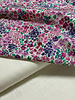 Madeline pink and purple flowers - fine poplin cotton