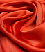 A la Ville koraal - Satijn viscose - qualité Haute Couture