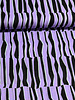 Madeline abstract zebra - lilac and mint - cotton voile
