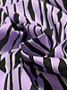 Madeline abstracte zebra - lila en mint - katoen voile