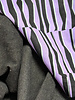 Madeline abstracte zebra - lila en mint - katoen voile