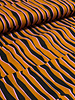 Madeline abstract zebra - cognac and pink - cotton voile