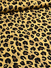 Madeline leopard camel - katoen voile