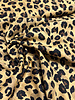 Madeline leopard camel - cotton voile