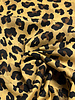 Madeline leopard camel - katoen voile