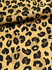 Madeline leopard camel - cotton voile