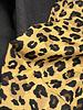 Madeline leopard camel - katoen voile