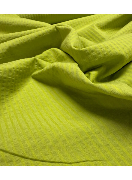 seersucker cotton - green