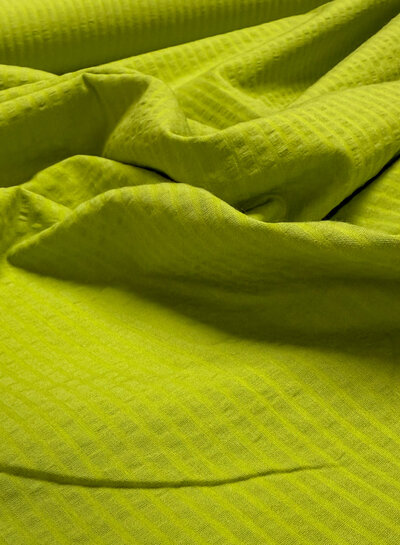 seersucker cotton - green
